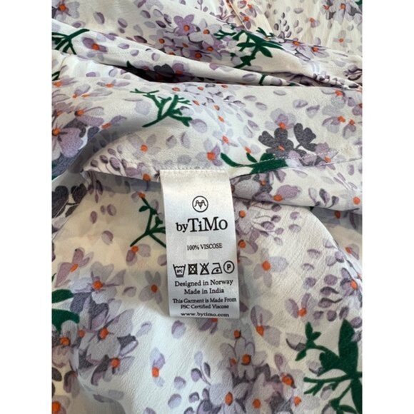 NWOT by TIMO summer floral dress button front size XS - Picture 13 of 13